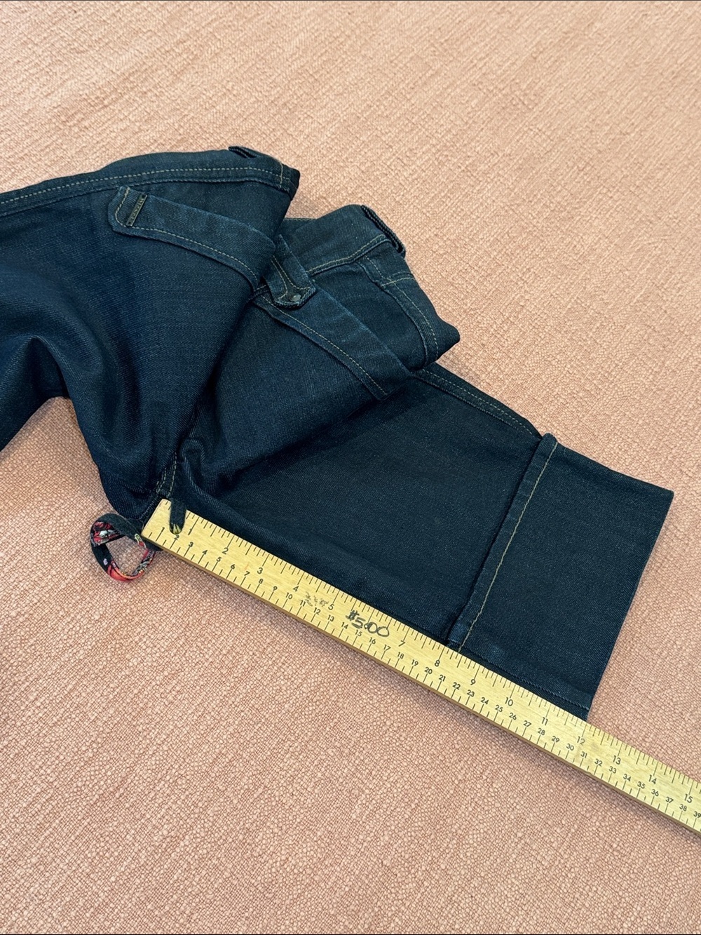 Diesel W29L Women’s Dark Indigo Denim Bermuda Shorts - Picture 5 of 16